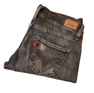 Levis 513 Boyfriend Jeans - Size 0 Medium